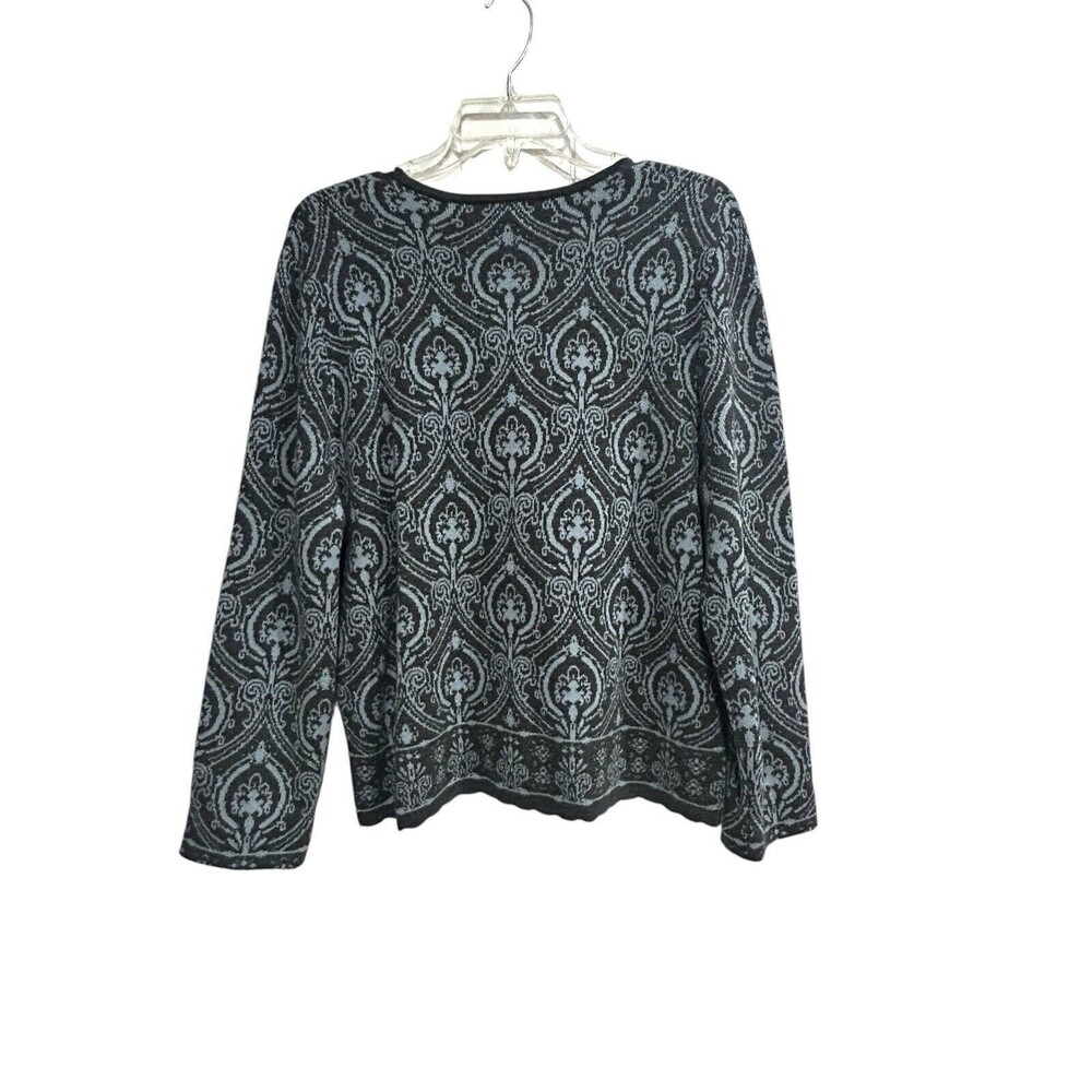 Pendleton Black and Gray Patterned Cardigan - image 7